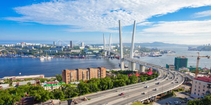 Obiective turistice în Vladivostok: Golful Cornului de Aur