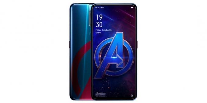 Smartphone-uri OPPO: dedicat premiera cele mai recente „Avengers» OPPO F11 Pro nu este doar o tematică de design panoul din spate, dar, de asemenea, pentru a acoperi scutul Captain America în kit-ul