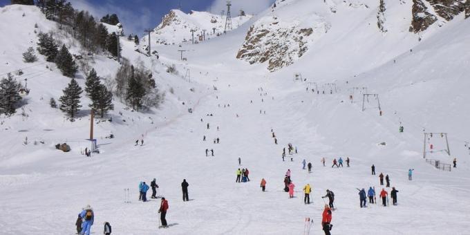 În cazul în care pentru a merge la schi: Elbrus, Rusia