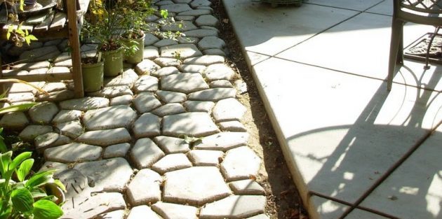 Cărări de grădină din beton