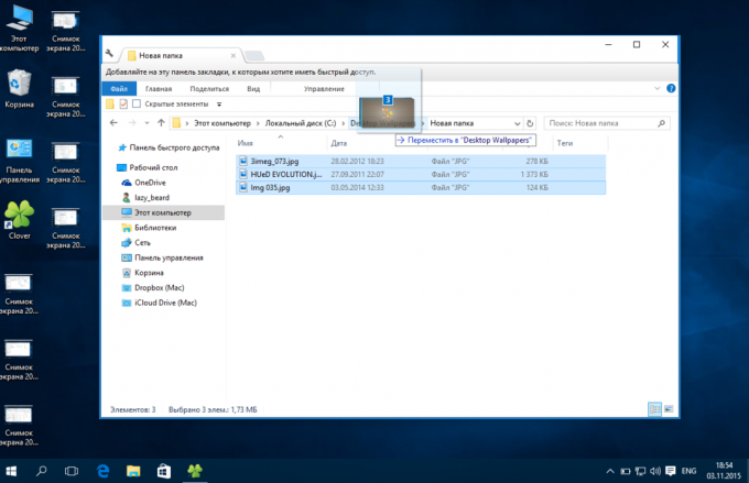 Windows Explorer: mutarea și copierea fișierelor din bara de adrese