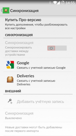 Urmărirea trimiterilor poștale cu livrări pentru Android