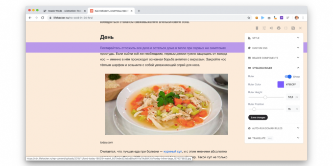 expansiune Readermode adaugă un modul complet de citire în Chrome 