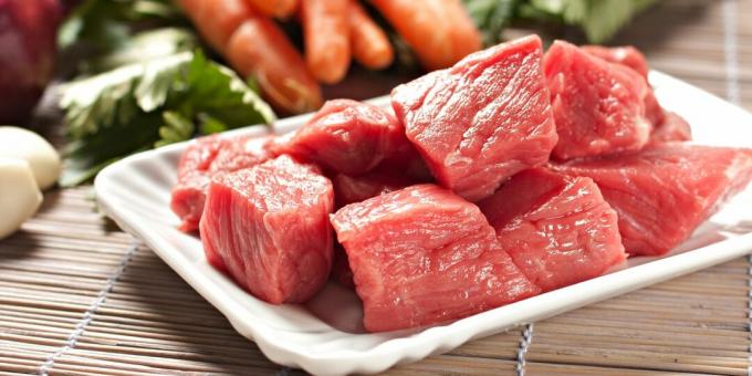 Cât de gătit carne de vită: carne proaspătă