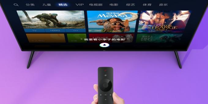 Xiaomi Mi TV 4S: telecomanda