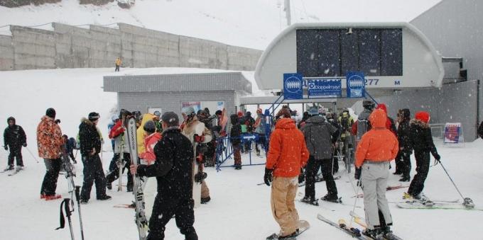 În cazul în care pentru a merge la schi: Dombay, Rusia