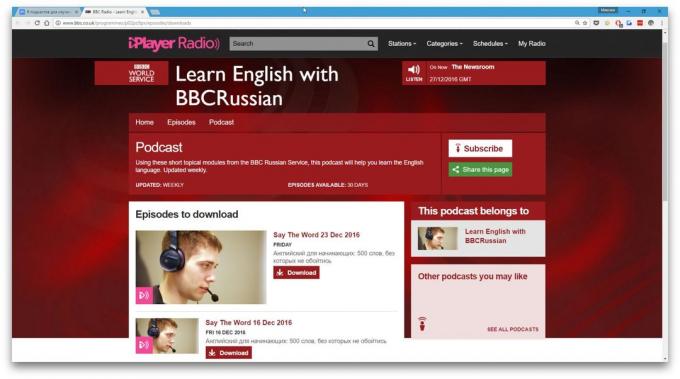 Podcast-uri pentru a învăța limba engleză: Invata limba engleza cu BBCRussian