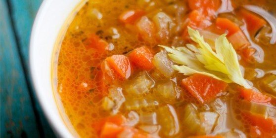 Supa de telina cu morcovi și vin alb