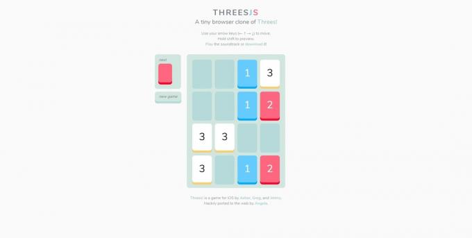 Jocuri de puzzle online gratuite: Threes JS