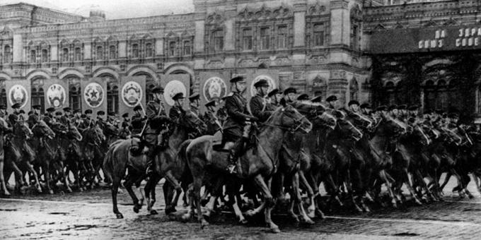 Parada Victoriei pe Piața Roșie, 24 iunie 1945