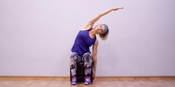exerciții de flexibilitate: curbe laterale