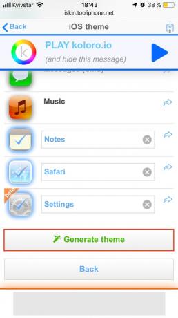 Cum de a personaliza tabelul de operare iPhone: de check icon
