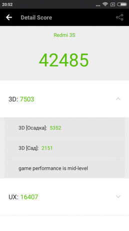 Xiaomi redmi 3s: test de performanță