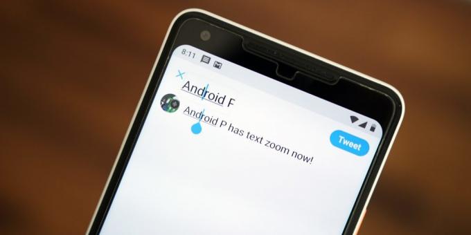 Android P: lucrul cu textul