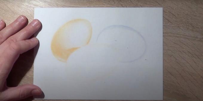 Desene de Paște: umbrește oul din stânga