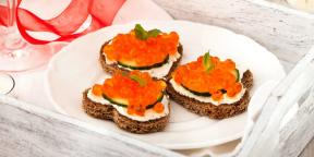 9 sandwich-uri delicioase cu caviar roșu