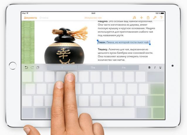tastatura Quicktype în iOS 9