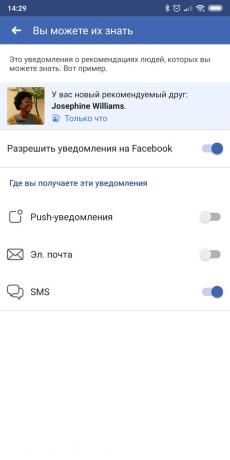 În funcție de telefon: Dezactivați notificările de pe Facebook