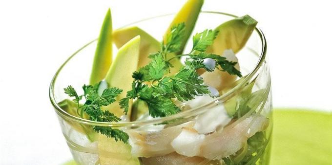 salata de pește cu avocado