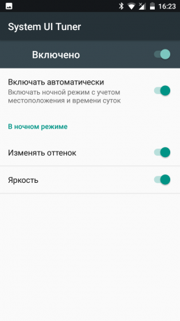 Modul de noapte pe Android Mod noapte Enabler făcut