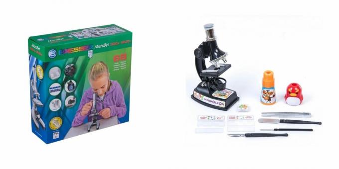 Ce să-i oferi unei fete de ziua ei de 7 ani: un microscop