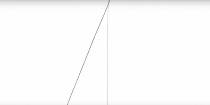 Cum să desenați o stea cu cinci colțuri: adăugați o linie într-un unghi