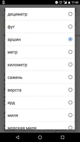 „Yandex“: valorile disponibile