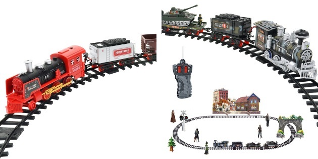 Ce să dea băiatul pentru noul an: jucării de cale ferată
