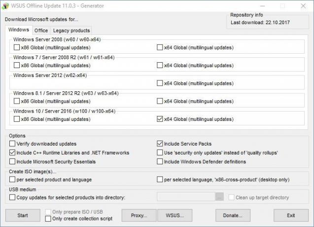 WSUS Offline Actualizare