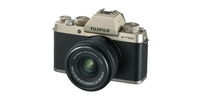 Camere foto pentru incepatori: Fujifilm X-T100