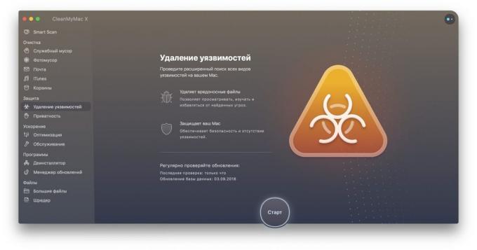 CleanMyMac: Lupta împotriva malware-ului