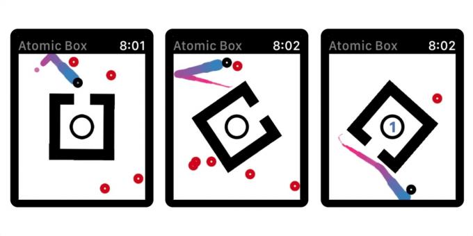 Jocuri pentru Apple ceas: AtomicBox