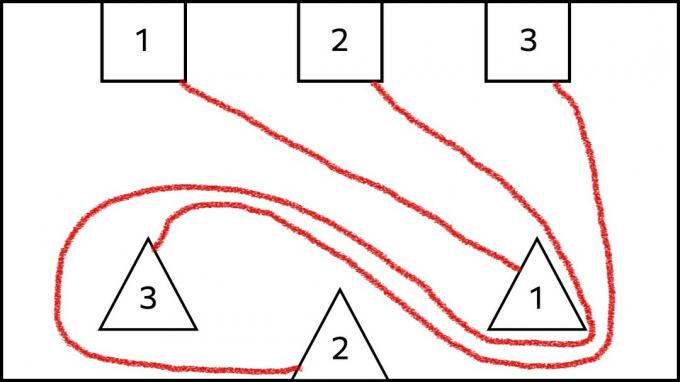 Iată cum puteți conecta numerele cu linii care nu se intersectează