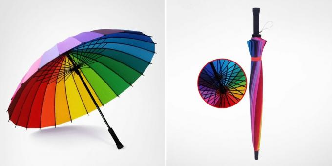 Umbrelă curcubeu