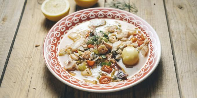 Kakavia - supă grecească de pește
