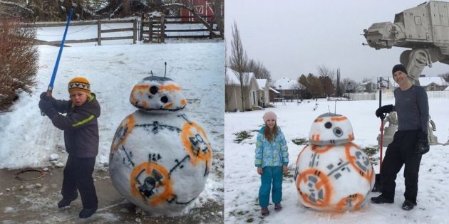 zăpadă figurile BB-8