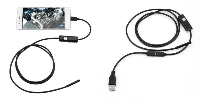 Endoscop pentru smartphone
