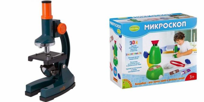 Cadouri pentru un băiat de 5 ani de ziua: microscop