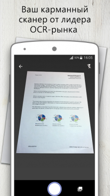 ABBYY FineScanner - un scaner excelent pentru Android
