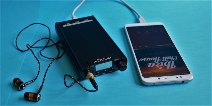 xDuoo XD-05: conectarea la telefonul smartphone