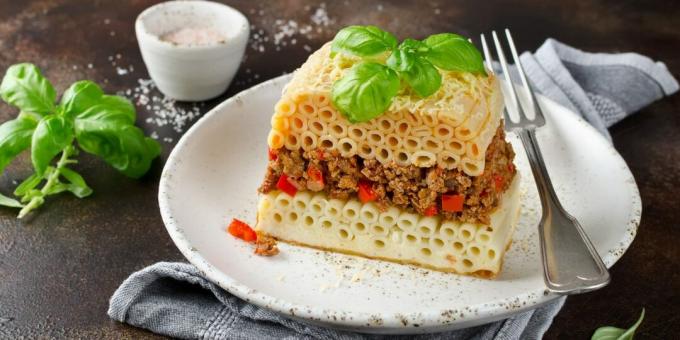 Pastizio - lasagna grecească