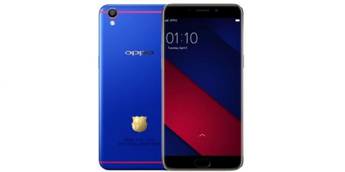 Smartphone-uri OPPO: În 2017 OPPO OPPO a lansat un model de marcă R11 pentru club fanii "Barcelona"