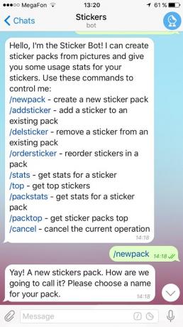 Cum de a face autocolante pentru Telegrama: Boat Stickere
